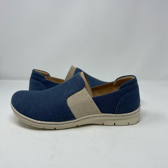 BOC Big On Comfort Seaham Blue Size 9.5 Slip On Comfort Suede Casual Sneaker - Picture 3 of 8